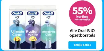 Plein.nl Alle Oral-B iO opzetborstels aanbieding