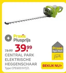 Praxis CENTRAL PARK ELEKTRISCHE HEGGENSCHAAR aanbieding