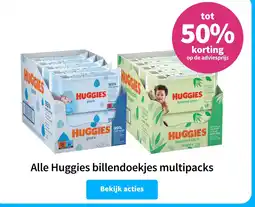 Plein.nl Alle Huggies billendoekjes multipacks aanbieding