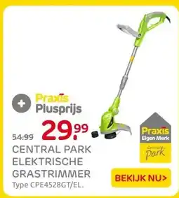 Praxis CENTRAL PARK ELEKTRISCHE GRASTRIMMER aanbieding