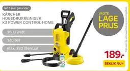 Praxis KÄRCHER HOGEDRUKREINIGER K3 POWER CONTROL HOME aanbieding