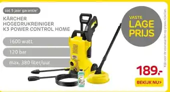 Praxis KÄRCHER HOGEDRUKREINIGER K3 POWER CONTROL HOME aanbieding