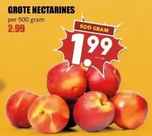 MCD Supermarkt GROTE NECTARINES aanbieding