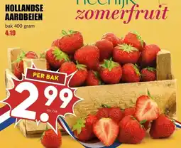 MCD Supermarkt HOLLANDSE AARDBEIEN aanbieding