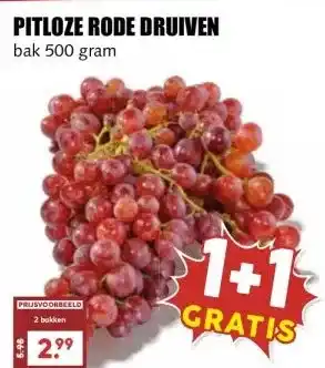 MCD Supermarkt PITLOZE RODE DRUIVEN aanbieding