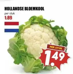 MCD Supermarkt HOLLANDSE BLOEMKOOL aanbieding