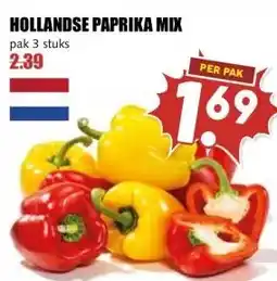 MCD Supermarkt HOLLANDSE PAPRIKA MIX aanbieding