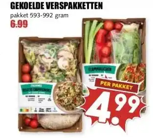 MCD Supermarkt GEKOELDE VERSPAKKETTEN aanbieding