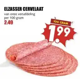MCD Supermarkt ELZASSER CERVELAAT aanbieding