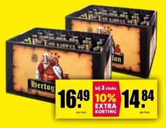 Nettorama Hertog Jan bier aanbieding