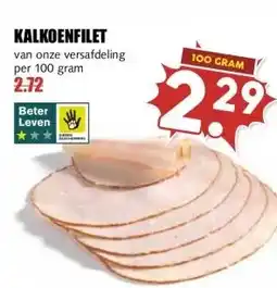MCD Supermarkt KALKOENFILET aanbieding