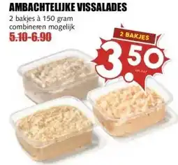 MCD Supermarkt AMBACHTELIJKE VISSALADES aanbieding