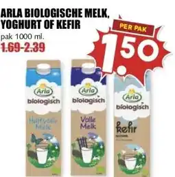 MCD Supermarkt ARLA BIOLOGISCHE MELK, YOGHURT OF KEFIR aanbieding