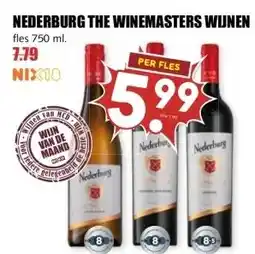 MCD Supermarkt NEDERBURG THE WINEMASTERS WIJNEN aanbieding