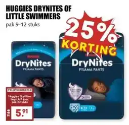 MCD Supermarkt HUGGIES DRYNITES OF LITTLE SWIMMERS aanbieding