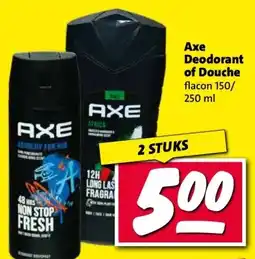 Nettorama Axe Deodorant of Douche aanbieding