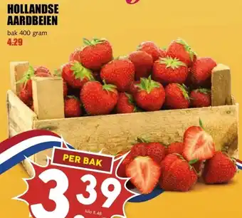 MCD Supermarkt HOLLANDSE AARDBEIEN aanbieding