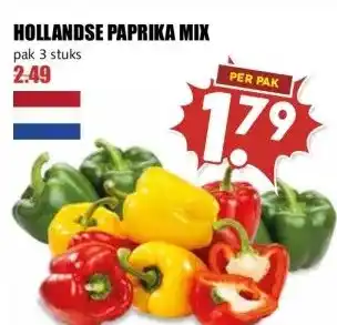 MCD Supermarkt HOLLANDSE PAPRIKA MIX aanbieding