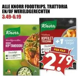 MCD Supermarkt ALLE KNORR FOODTRIPS, TRATTORIA EN/OF WERELDGERECHTEN aanbieding