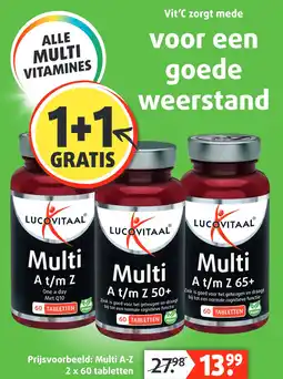Lucovitaal ALLE MULTI VITAMINES aanbieding