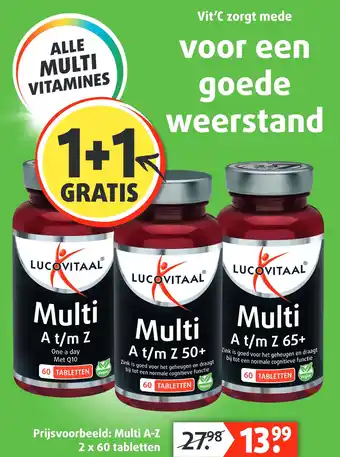 Lucovitaal ALLE MULTI VITAMINES aanbieding