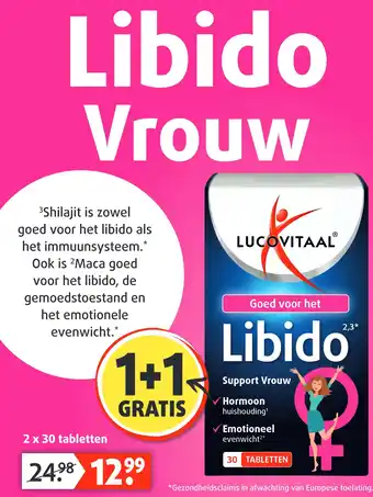 Lucovitaal Libido Vrouw aanbieding