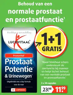 Lucovitaal Prostaat 1* Potentie & Urinewegen™ 2* aanbieding