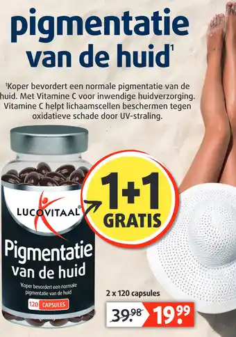 Lucovitaal pigmentatie van de huid aanbieding