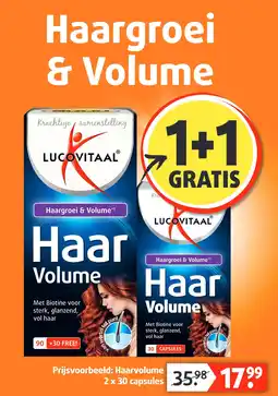Lucovitaal Haargroei & Volume aanbieding
