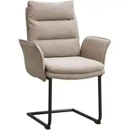 Leen Bakker Eetkamerstoel Evi - taupe aanbieding