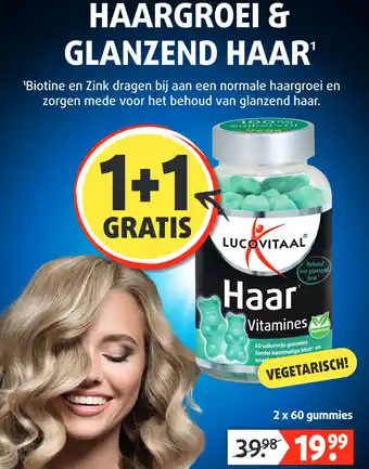 Lucovitaal HAARGROEI & GLANZEND HAAR¹ aanbieding