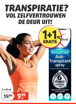 Lucovitaal TRANSPIRATIE? VOL ZELFVERTROUWEN DE DEUR UIT! aanbieding