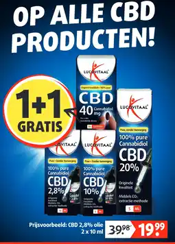 Lucovitaal OP ALLE CBD PRODUCTEN! aanbieding