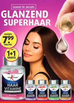 Lucovitaal Leave-in serum GLANZEND SUPERHAAR aanbieding