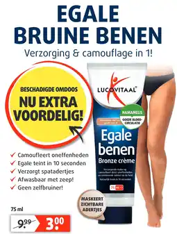 Lucovitaal EGALE BRUINE BENEN aanbieding