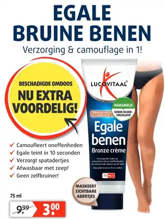 Lucovitaal EGALE BRUINE BENEN aanbieding