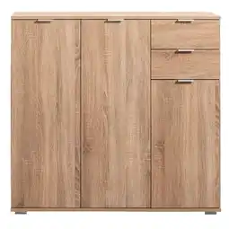Leen Bakker Kast Alaska - eikenkleur - 101x107x35 cm aanbieding
