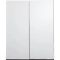 Leen Bakker Schuifdeurkast Bergamo - wit - 221x178,5x66,6 cm aanbieding