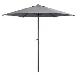 Leen Bakker Parasol Blanca - antraciet - Ø250 cm aanbieding