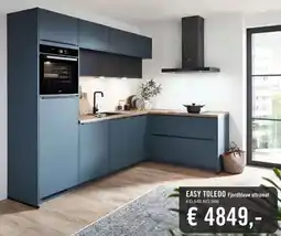 Keukendepot EASY TOLEDO Fjordblauw ultramat aanbieding