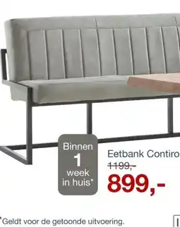 IN.HOUSE Eetbank Contiro aanbieding