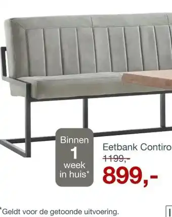 IN.HOUSE Eetbank Contiro aanbieding