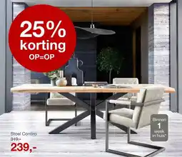 IN.HOUSE Stoel Contiro aanbieding