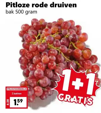 CoopCompact Pitloze rode druiven aanbieding