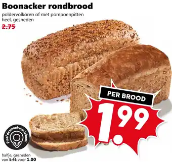 CoopCompact Boonacker rondbrood aanbieding