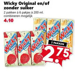 CoopCompact Wicky Original en/of zonder suiker aanbieding