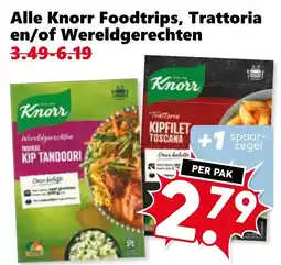 CoopCompact Alle Knorr Foodtrips, Trattoria en/of Wereldgerechten aanbieding
