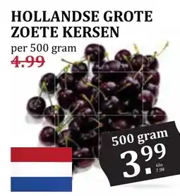 CoopCompact HOLLANDSE GROTE ZOETE KERSEN aanbieding