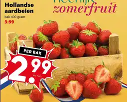 Coop Hollandse aardbeien aanbieding