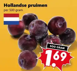 Coop Hollandse pruimen aanbieding